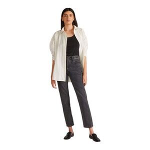 Everlane Womens Washed Black The Cheeky Crop Jean Size 33